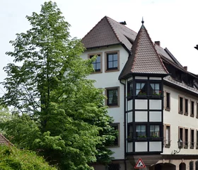 Historisches Bauwerk in der Altstadt von Nürnberg, Franken, Bayern © Ulf