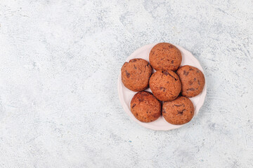 Homemade fresh delicious cookies.