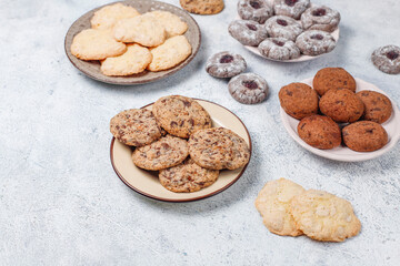 Homemade fresh delicious cookies.