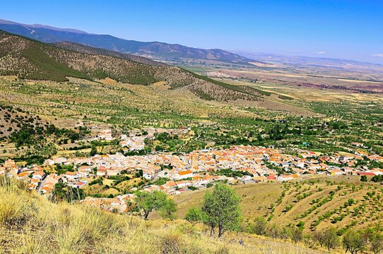 Small rural town of Aldeire, Granada.
