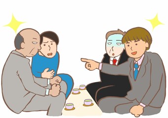 大人の発達障害　仕事の打ち合わせで空気の読めない発言をする男性