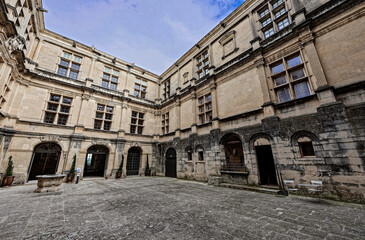 Obraz premium Château de Suze-la-Rousse, Drôme, Auvergne-Rhône-Alpes, France