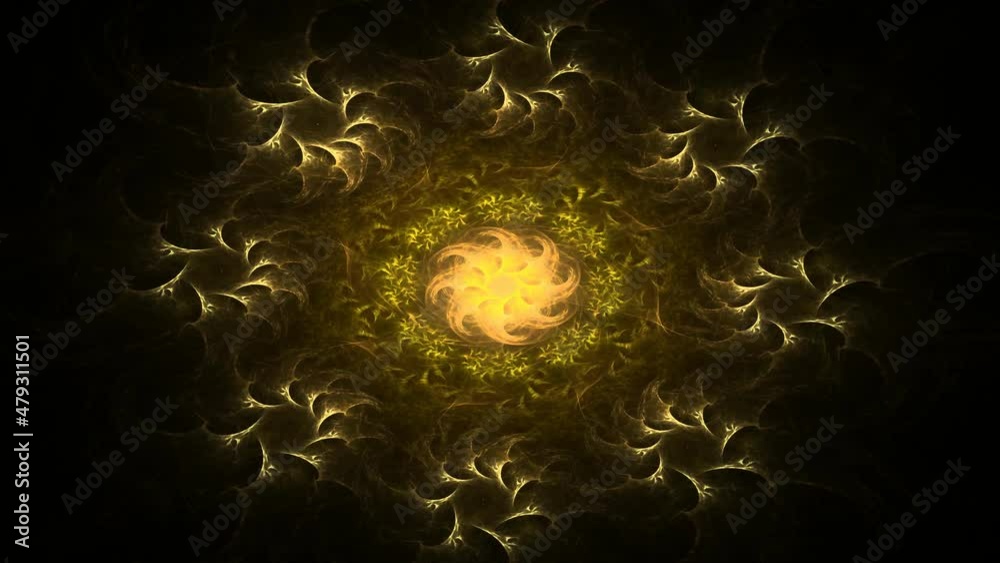 Poster abstract background with triangles transforming on black background. animation. minimal motion desig