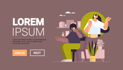 friends discussing during video call man woman couple having virtual meeting on smartphone online communication