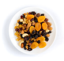 Dried fruits and nuts