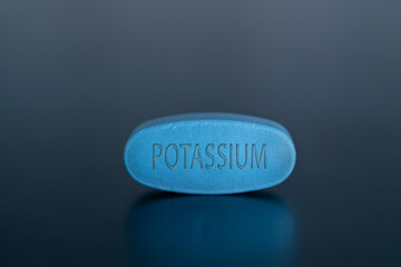 Potassium chloride salt pill Potassium is vital in the human body   to treat low blood potassium