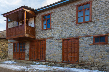 Streets in an old village in the mountains