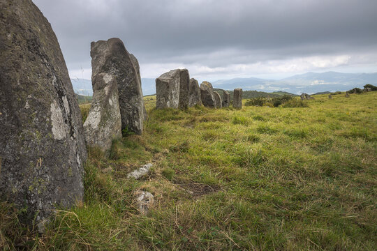 Beautiful Megalithic Cromlech in Galicia, Spain