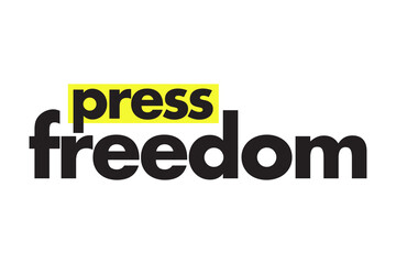 Modern, simple, bold typographic design of a saying 