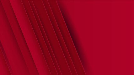 line cut red Colorful abstract Design Banner