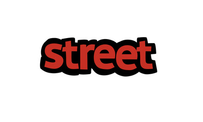 STREET lettering vector design