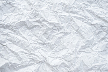 White crumple recycle paper background