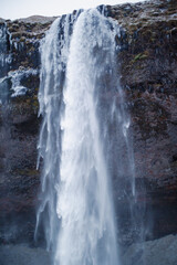 Seljalandsfoss, iceland, winter