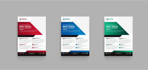 Business Flyer Corporate Flyer, shape Flyer Circle Abstract Colorful concepts corporate business template ,Template vector design, poster flyer pamphlet