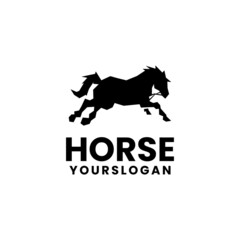 horse logo design vector