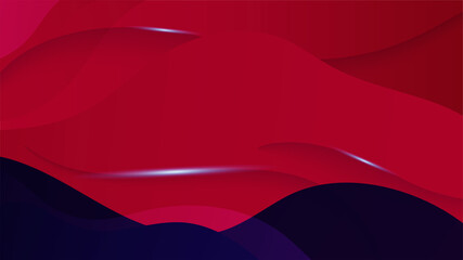 Transparant wave Light red Colorful abstract Design Banner