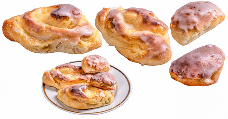Tasty cupcake with pudding filling.