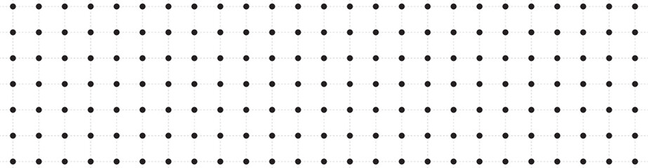 Wireframe grid dots, seamless pattern, Hud design element. Vector illustration