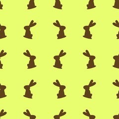 Easter seamless bunnies pattern for fabrics and textiles and packaging and gifts and cards and linens and kids 