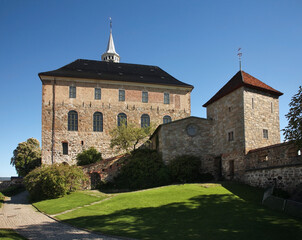 Fototapeta na wymiar Akershus fortress in Oslo. Norway