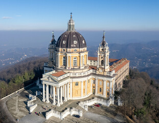 Basilica di Superga dal drone