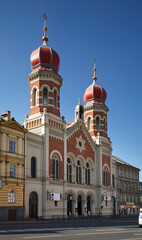 Obraz premium Great synagogue in Plzen. Czech Republic