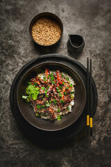 Crispy fried shiitake mushrooms 