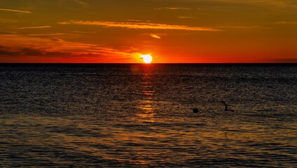 Fototapeta na wymiar Sunset at Portoroz