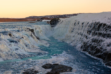 Gullfoss, waterfall, iceland