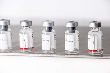 syringe and bottle