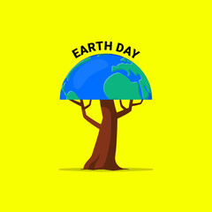 Earth tree illustration