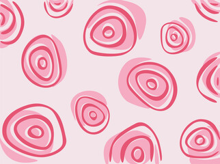 Abstract background with some circle line pattern and pink color theme