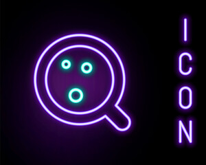 Glowing neon line Coffee cup icon isolated on black background. Tea cup. Hot drink coffee. Colorful outline concept. Vector