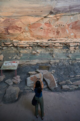 Prehistoric Cliff Painting, Thailand