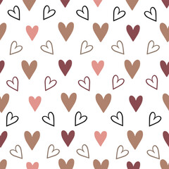 seamless pattern hearts