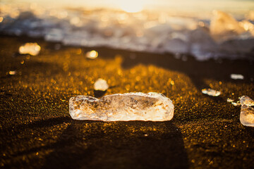 Iceland, black beach