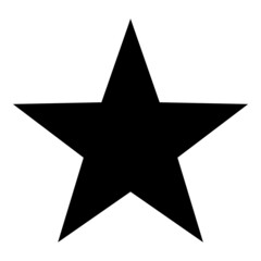 Stars Flat Icon Isolated On White Background