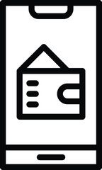 Wallet Vector Icon Design Illustration