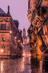 Fototapeta premium George Gate in Dresden old town, Germany