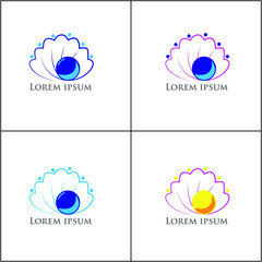 vector modern jewelry logo design