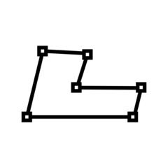 polygon icon vector