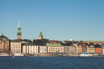 Fototapeta na wymiar Stockholm is the capital of Sweden.