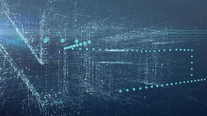 NFT inscription, a non-fungible token, flying in space and illuminated by a flash. Concept of NTF technology on the network and the Internet - Powered by Adobe