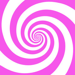 Hypnotic spiral background. Design in the style of optical illusion. Vector illustration