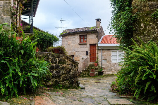 views of combarro fishing town, pontevedra, Spain