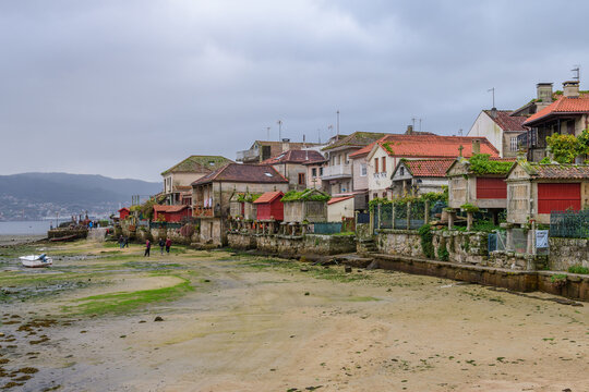 views of combarro fishing town, pontevedra, Spain