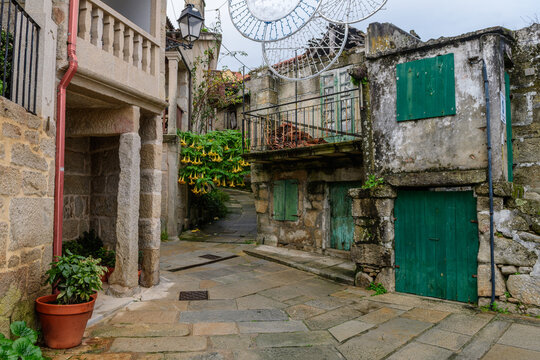 views of combarro fishing town, pontevedra, Spain