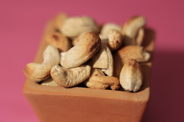 Fresh natural cashew fruit