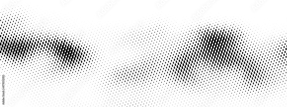 Poster abstract vector halftone background. pattern design elements with black and white gradient.
