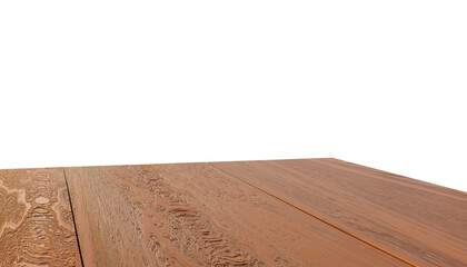 Perspective view of wood texture background with old natural pattern. Wooden table.  3D render illustration.